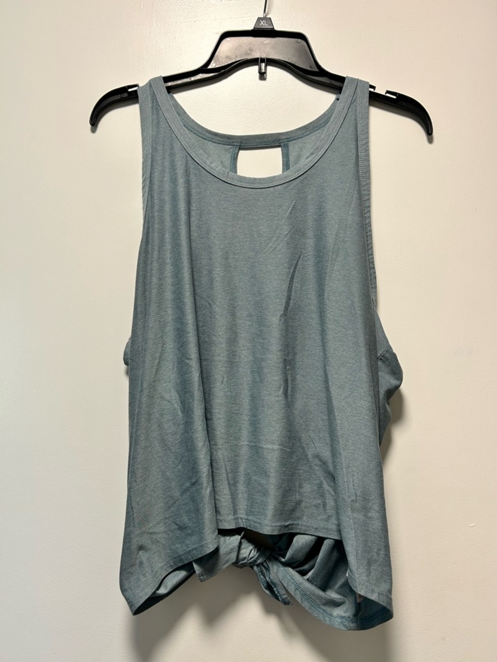 Old Navy cloud 94 soft Blue Green active Tank Top with Back Cutout